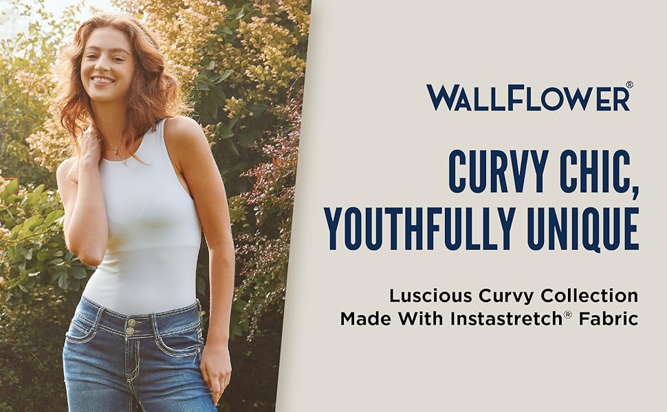 WallFlower: Curvy Chic, Youthfully Unique Luscious Curvy Collection made with InstaStretch fabric