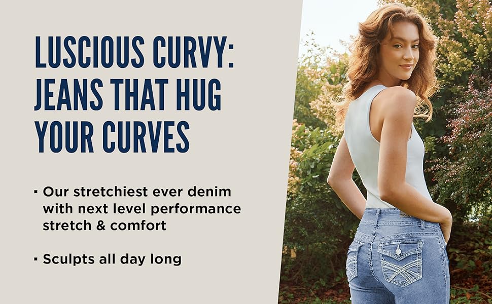 Luscious Curvy: Our stretchiest ever denim with next level performance stretch & comfort