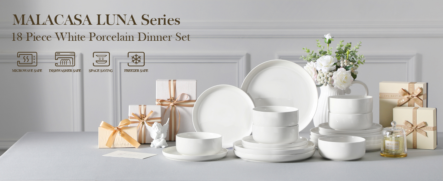 18 pieces dinnerware Set