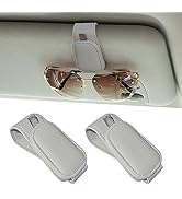 Yuoyar 2 Packs Magnetic Sunglass Holder for Car Visor - Sunglasses Clip for Car Visor Universal F...