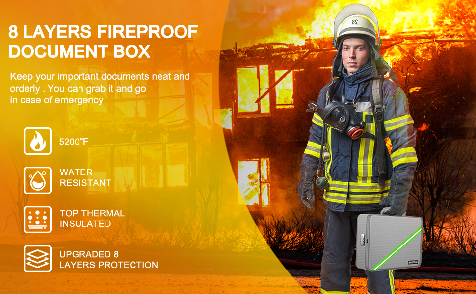 fireproof document box 