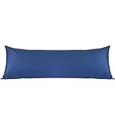 100% Cotton Body Pillow Case, Deep Dream 20x54 Body Long Pillow Pillowcases Sateen Weave, 600 Thr...