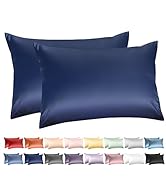 Standard Pillow Cases Set of 2, Deep Dream 100% Cotton Standard Size Pillowcases Sateen Weave, 60...