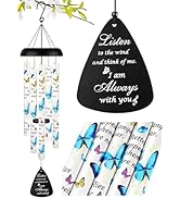 Memorial Wind Chimes Sympathy Gift - Windchimes in Loving Memory of Loved One, Bereavement Gifts ...