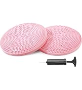 Primasole Balance Disc with Air Pump Wobble Cushion for Stability Workout 2 PCS