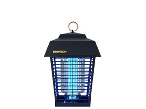 Bug zapper with bright blue light