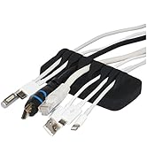 Heaviest Cable Organizer on The Market! Compact and Weighted Desktop Cord Holder and Cable Organi...