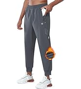 NORTHYARD Men's Fleece Joggers Athletic Warm Sweatpants Workout Gym Running Pants Active Winter T...