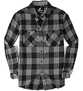 Alex Vando Mens Button Down Shirts Regular Fit Long Sleeve Casual Plaid Flannel Shirt