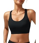 RUNNING GIRL Sports Bras for Women High Support,Racerback Molded Cup Sports Bra Yoga Workout Bra