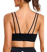 RUNNING GIRL Sports Bras for Women,Square Neck Sports Bra High Support Yoga Bra Workout Crop Top ...