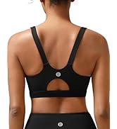 RUNNING GIRL Sports Bra for Women High Support, Molded Cup High Impact Sports Bras for Women Larg...