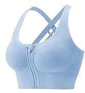 Sports Bra for Women, Criss Cross Back Padded High Impact Yoga Exercise Athletic Strappy Bras wit...