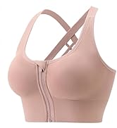 Sports Bra for Women, Criss Cross Back Padded High Impact Yoga Exercise Athletic Strappy Bras wit...