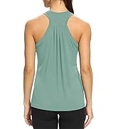 Bestisun Workout Tops for Women Loose fit Racerback Tank Tops Yoga Running Shirts Dance Tops