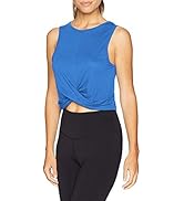 Bestisun Womens Cropped Workout Tops Flowy Gym Workout Crop Top Slim Fit Athletic Yoga Exercise S...