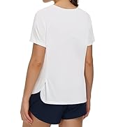 THE GYM PEOPLE Women's Short Sleeve Workout Shirts Breathable Yoga T-Shirts with Side Slits Athle...