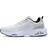 JARLIF Men's Air Running Shoes Athletic Tennis Shoes Fashion Walking Sneaker Comfortable Sport Gy...