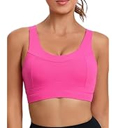 RUNNING GIRL High Impact Sports Bras for Women,Racerback Running Bra Workout Crop Tank Tops Longl...