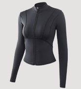 Full zip yoga jacket