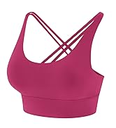 red running sports bra 