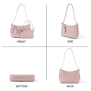 Women Woven Bag Fashion Crossbody Shoulder Bag Top Handle Bag