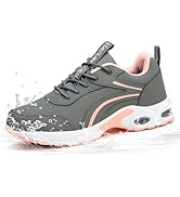 Stasslang Waterproof Steel Toe Shoes for Women Non-Slip Puncture-Proof Work Safety Shoes Sneakers...