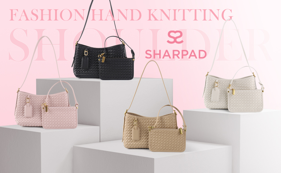 Women Woven Bag Fashion Crossbody Shoulder Bag Top Handle Bag