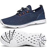 DOUSSPRT Men's Water Shoes Quick Drying Sports Aqua Shoes