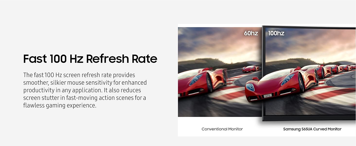 fast 100 hz refresh rate