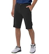 33,000ft Men's Golf Shorts Dry Fit, Lightweight Quick Dry Golf Stretch Shorts with Pockets 11" In...