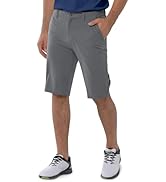 33,000ft Men's Golf Shorts Dry Fit, Lightweight Quick Dry Golf Stretch Shorts with Pockets 11" In...