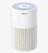 AIRROMI Air Purifiers for Bedroom Home,Up to 658 Ft²,Activated Carbon Filter Cleaner,With Fragran...