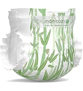 Momcozy Newborn Diapers, Baby Diapers Natural Bamboo Diapers Hypoallergenic for Sensitive Skin, D...