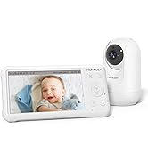 Momcozy Video Baby Monitor, 1080P 5" HD Baby Monitor with Camera and Audio, Built-in Wide Angle L...