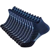 PAPLUS Ankle Compression Sock for Men and Women 2/4/6 Pairs, Low Cut Compression Running Sock wit...