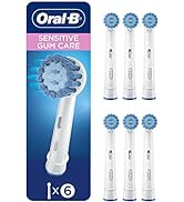 Oral-B Sensitive Gum Care Electric Toothbrush Replacement Brush Heads, 6 Count