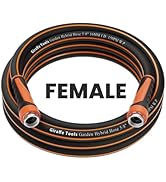 Giraffe Tools Garden Leader Hose 10ft x 5/8", Short Water Hose Heavy Duty, Flexible, Lightweight ...