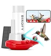NETVUE by Birdfy Hummingbird Feeder with 2 Cameras Solar Powered - Dual Smart Cams, 2K HD Wireles...