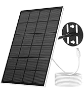 NETVUE Solar Panel for Bird Feeder Camera only, Type-C Charger, IP65 Waterproof for Outdoors, Con...