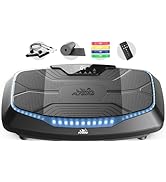 FLYBIRD 4D Vibration Plate-Triple Motors Oscillation, Linear, Pulsation Vibration Plate Exercise ...