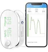 iHealth AIR Wireless Fingertip Pulse Oximeter for Blood Oxygen Saturation, Perfusion Index, and P...