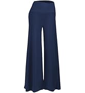 Arolina Women's Stretchy Wide Leg Palazzo Lounge Pants Casual Comfy High Waist Palazzo Pants