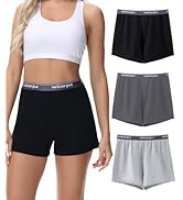 wirarpa Women's Cotton Sleep Shorts Comfywear Lounge Pajama Shorts 3 Pack