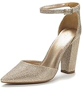 DREAM PAIRS Women's Coco Pointed Toe High Heels Pump Shoes