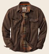 Mens Journeyman Flannel Lined Shirt Jacket