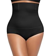 OEAK Womens Tummy Control Shapewear Seamless Girdle High Waisted Body Shaper Panties Plus Size Sh...