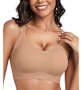 OEAK Womens Seamless Push Up Bras No Underwire Full Coverage Comfortable Bra V Neck Bralettes Wir...
