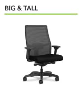 HON Ignition 2.0 Ergonomic Office Chair - Tilt Recline, Swivel Wheels, Comfortable for Long Hours