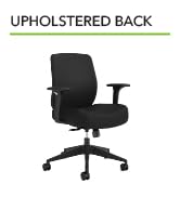HON Altern Ergonomic Fabric Office Chair - 3.5 Inch Thick Foam Cushion Seat Low Back Home Office
